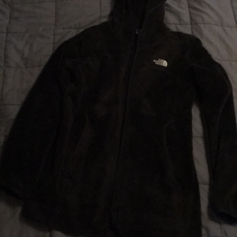 Coat with matching north face gloves